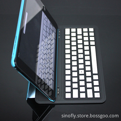 Aluminium Alloy Fission Leather Keyboard for The iPad Mini to 5 Mm P-Ipdminicase113